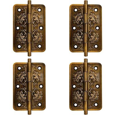 OEM 4pcs Charnières Antiques - Charniere Porte Placard Vintage - Charniere Decorative - Charnière Laiton Antique.pour La Décoration D'Armoires.de Portes En Bois.de Bibliothèques - Publicité OEM 4pcs Charnières Antiques - Charniere Porte Placard Vintage - Charniere Decorative - Charnière Laiton Antique.pour La Décoration D'Armoires.de Portes En Bois.de Bibliothèques - Publicité