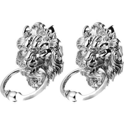 PUNNYB De Porte Tête De Lion Grande Taille En Alliage De Zinc - Publicité PUNNYB De Porte Tête De Lion Grande Taille En Alliage De Zinc - Publicité
