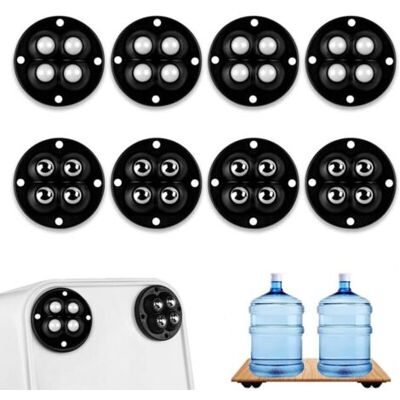 ABYSSE 8 Pièces Petite Roulette Adhesive, 360 Degrés Roulettes Pour Meubles, Mini Roulettes Pivotantes Auto-adhésives, Roulette Bille Mini Roulettes Pour Meubles, Petites Roues Auto Non Perforées - Publicité ABYSSE 8 Pièces Petite Roulette Adhesive, 360 Degrés Roulettes Pour Meubles, Mini Roulettes Pivotantes Auto-adhésives, Roulette Bille Mini Roulettes Pour Meubles, Petites Roues Auto Non Perforées - Publicité
