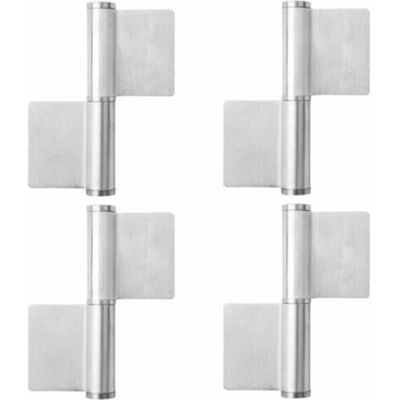 OEM 4pc Pack De 4 Charnières À Souder. Sangle À Souder En Acier Inoxydable Pour Portes Métalliques. Charnière Robuste Pour Portails De Jardin Et Machines - Publicité OEM 4pc Pack De 4 Charnières À Souder. Sangle À Souder En Acier Inoxydable Pour Portes Métalliques. Charnière Robuste Pour Portails De Jardin Et Machines - Publicité