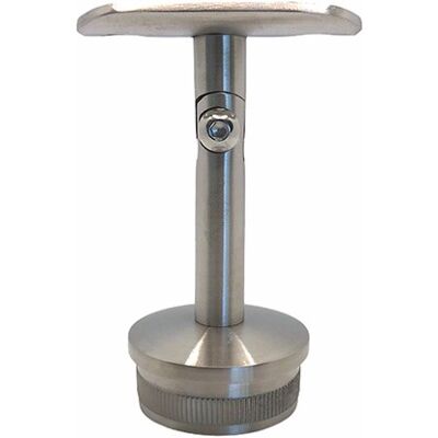 Metalideal Support De Main Courante Orientable Pour Poteaux Rond Inox Finition - Aisi 316 Poli Miroir - Pour Extérieur - Publicité Metalideal Support De Main Courante Orientable Pour Poteaux Rond Inox Finition - Aisi 316 Poli Miroir - Pour Extérieur - Publicité