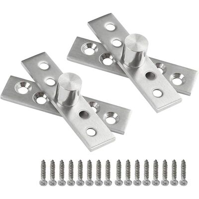 OEM Lot De 2 (75 X 17 Mm) Charnières Pivotantes À 360° En Acier Inoxydable Pivot De Porte Caché Charnière Rotative Dissimulée Robuste - Publicité OEM Lot De 2 (75 X 17 Mm) Charnières Pivotantes À 360° En Acier Inoxydable Pivot De Porte Caché Charnière Rotative Dissimulée Robuste - Publicité