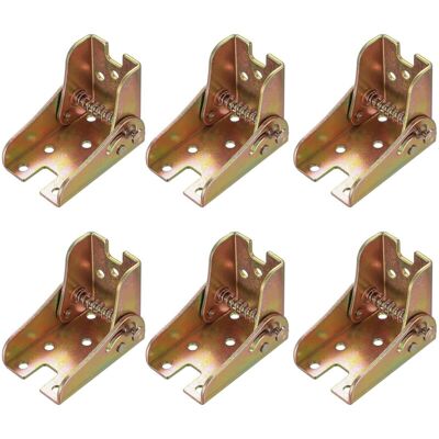 FOGSHIELD 6 Pcs Charniere Pliante Autobloquante, Charnières Pliantes, Charnière Pliante À 90 Degrés, Supports De Pieds De Table Pliables Extension, Charnières De Pieds Pliables Pliants Pour Pieds De Table Lit - Publicité FOGSHIELD 6 Pcs Charniere Pliante Autobloquante, Charnières Pliantes, Charnière Pliante À 90 Degrés, Supports De Pieds De Table Pliables Extension, Charnières De Pieds Pliables Pliants Pour Pieds De Table Lit - Publicité