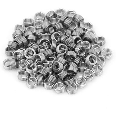 ABYSSE 100 Inserts Filetés Hélicoïdaux En Fil D'Acier Inoxydable Enroulé, M6 X 1,0 X 1d - Publicité ABYSSE 100 Inserts Filetés Hélicoïdaux En Fil D'Acier Inoxydable Enroulé, M6 X 1,0 X 1d - Publicité