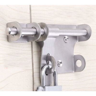 Vision Tigrezy Tverrou De Porte À Boulon Coulissant, Verrou En Acier Inoxydable Verrou De Verrouillage De La Porte, Boulon Avec Trou Pour Cadenas, Fermoir De Sécurité Attache De La Tête - Publicité Vision Tigrezy Tverrou De Porte À Boulon Coulissant, Verrou En Acier Inoxydable Verrou De Verrouillage De La Porte, Boulon Avec Trou Pour Cadenas, Fermoir De Sécurité Attache De La Tête - Publicité