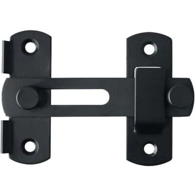 OEM Verrou Porte Coulissante Serrure Volet Loquet Porte Verrou Portail À Bascule Boulon Avec Vis Pour Porte, Fenêtre, Placard Et Jardin, Finition Noir Mat En Acier Inoxydable - Publicité OEM Verrou Porte Coulissante Serrure Volet Loquet Porte Verrou Portail À Bascule Boulon Avec Vis Pour Porte, Fenêtre, Placard Et Jardin, Finition Noir Mat En Acier Inoxydable - Publicité