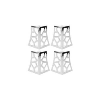 OEM Lot De 4 Pieds De Meubles En Métal Chromé 10 Cm Motifs Ajourés Décoratifs Supports Robustes Pour Commode Table Basse Et Canapé Accessoires De Rechange Pour Mobilier Intérieur-crezuo - Publicité OEM Lot De 4 Pieds De Meubles En Métal Chromé 10 Cm Motifs Ajourés Décoratifs Supports Robustes Pour Commode Table Basse Et Canapé Accessoires De Rechange Pour Mobilier Intérieur-crezuo - Publicité