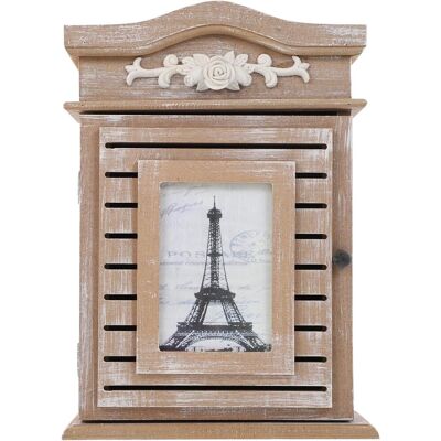 JILLIOPER Boîte À Clés Murale En Plastique Couleur Style Antique Avec Six Crochets Pour Maison Et Restaurants, Rangement Pratique Et Décoratif Couleur Couleur Plusieurs Styles - Publicité JILLIOPER Boîte À Clés Murale En Plastique Couleur Style Antique Avec Six Crochets Pour Maison Et Restaurants, Rangement Pratique Et Décoratif Couleur Couleur Plusieurs Styles - Publicité