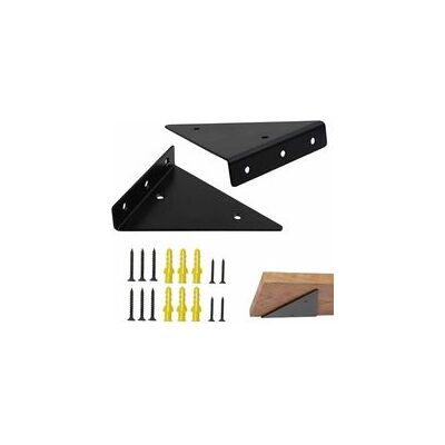 ENLENK Etagere Murale Fixation Invisible 17cm 2 Pièces Triangle Équerre Étagère Support Invisible Etagere Support D'Étagère Invisible En Métal Support D'Étagère En Triangle En Métal Flottant Noir Av - Publicité ENLENK Etagere Murale Fixation Invisible 17cm 2 Pièces Triangle Équerre Étagère Support Invisible Etagere Support D'Étagère Invisible En Métal Support D'Étagère En Triangle En Métal Flottant Noir Av - Publicité