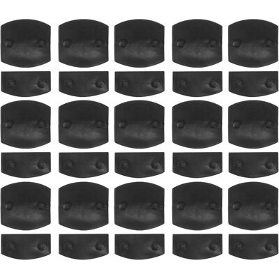 PUNNYB En Plastique Noir Pour Embouts Et Centres De Lattes De - Publicité PUNNYB En Plastique Noir Pour Embouts Et Centres De Lattes De - Publicité