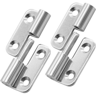 ENLENK Lot De 2 Charnières Amovibles À Gauche En Acier Inoxydable, 1,5 Pouce, Avec Vis, Pour Petits Drapeaux - Publicité ENLENK Lot De 2 Charnières Amovibles À Gauche En Acier Inoxydable, 1,5 Pouce, Avec Vis, Pour Petits Drapeaux - Publicité
