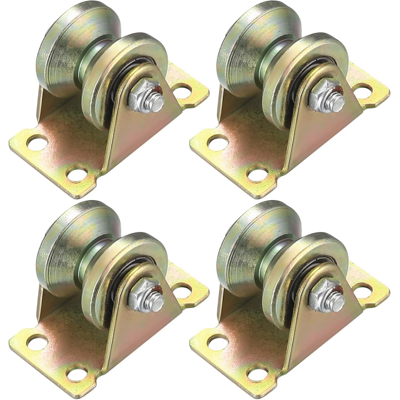 Generic 4 Pcs Poulie De Levage Mouflage, Roulette À Rainure En V, Roulettes De Levage, Roue Gorge Poulies Cable Pour Cordes Rail Portail Coulissan - Publicité Generic 4 Pcs Poulie De Levage Mouflage, Roulette À Rainure En V, Roulettes De Levage, Roue Gorge Poulies Cable Pour Cordes Rail Portail Coulissan - Publicité