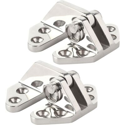 TOOLTEK Jeffergarden 2 Charnières De Trappelle Marine Acier Inox 316 Poli Miroir Goupille Amovible Pour Bateau - Anticorrosion - Publicité TOOLTEK Jeffergarden 2 Charnières De Trappelle Marine Acier Inox 316 Poli Miroir Goupille Amovible Pour Bateau - Anticorrosion - Publicité