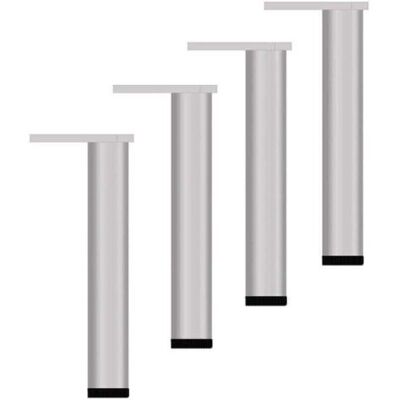 ABYSSE 4 Pièces Pieds De Meuble Réglable 30cm Pied Canapé Moderne Pattes De Lits Argent Pieds Rechange Pour Table Armoire - Publicité ABYSSE 4 Pièces Pieds De Meuble Réglable 30cm Pied Canapé Moderne Pattes De Lits Argent Pieds Rechange Pour Table Armoire - Publicité