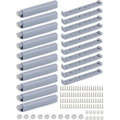 ABYSSE 10pcs Poussoir Porte Placard, Loquets Magnétique Pour Meuble De Cuisine, Placards, Tiroirs - Publicité ABYSSE 10pcs Poussoir Porte Placard, Loquets Magnétique Pour Meuble De Cuisine, Placards, Tiroirs - Publicité