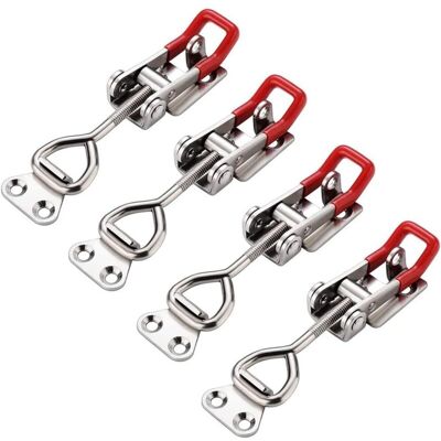 Melissa Lot De 4 Verrous De Charnière Réglables Gh-4001, Boucle De Levier De Serrage De Charnière Réglable, Force De Serrage De 100 Kg, Pour Une Fixation Et Un Serrage Rapides - Publicité Melissa Lot De 4 Verrous De Charnière Réglables Gh-4001, Boucle De Levier De Serrage De Charnière Réglable, Force De Serrage De 100 Kg, Pour Une Fixation Et Un Serrage Rapides - Publicité