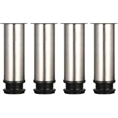 ABYSSE Pied De Meuble, Lot De 4 Aselected Pieds De Meubles, Pied Cuisine Réglables Ø 50 Mm/hauteur 150 Mm Ronds Métal Acier Inoxydable Canapé Jambe Table Pieds- - Publicité ABYSSE Pied De Meuble, Lot De 4 Aselected Pieds De Meubles, Pied Cuisine Réglables Ø 50 Mm/hauteur 150 Mm Ronds Métal Acier Inoxydable Canapé Jambe Table Pieds- - Publicité