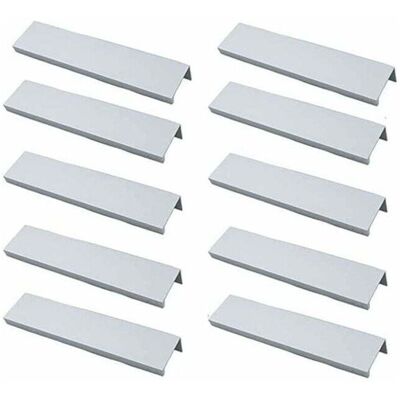 Melissa Ersandy – Lot De 10 Poignées De Meuble Invisibles En Aluminium Brossé – Entraxe 96mm – Résistance À La Rouille – Installation Facile Avec Vis Fournies - Publicité Melissa Ersandy – Lot De 10 Poignées De Meuble Invisibles En Aluminium Brossé – Entraxe 96mm – Résistance À La Rouille – Installation Facile Avec Vis Fournies - Publicité