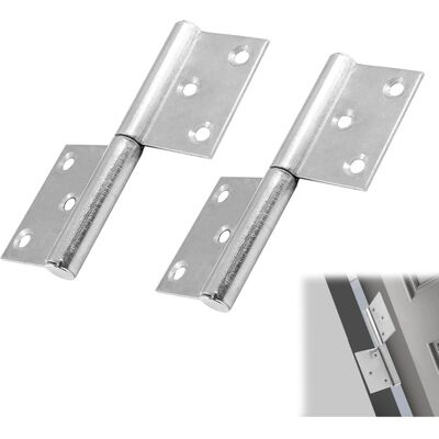 Generic 2pcs Charnières De Porte En Acier Inoxydable, Rotation À Degrés, Paumelles De Porte Avec Vis,charniere Porte Lourde Pour Fenêtre Placard - Publicité Generic 2pcs Charnières De Porte En Acier Inoxydable, Rotation À Degrés, Paumelles De Porte Avec Vis,charniere Porte Lourde Pour Fenêtre Placard - Publicité