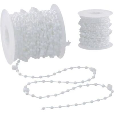 ENLENK 10 Mètres Cordon De Chaîne De Perles,chaîne De Remplacement Pour Store,rouleau Corde De Perle De Rideau,store Enrouleur Chaîne,chaîne De Store Verticale,pour Stores À Bandes Verticales - Publicité ENLENK 10 Mètres Cordon De Chaîne De Perles,chaîne De Remplacement Pour Store,rouleau Corde De Perle De Rideau,store Enrouleur Chaîne,chaîne De Store Verticale,pour Stores À Bandes Verticales - Publicité