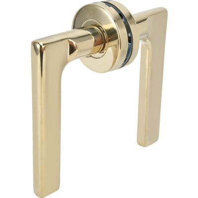 MCKENSA Poignée De Porte À Levier Dorée, Simple Et Silencieuse, Avec Bouton Mécanique Anti-collision Pour Porte De Chambre. Publicité MCKENSA Poignée De Porte À Levier Dorée, Simple Et Silencieuse, Avec Bouton Mécanique Anti-collision Pour Porte De Chambre. Publicité