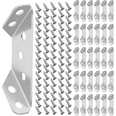 PUNNYB D Angle En Acier Inoxydable Pour Meubles Lot De 48 Vis À - Publicité PUNNYB D Angle En Acier Inoxydable Pour Meubles Lot De 48 Vis À - Publicité