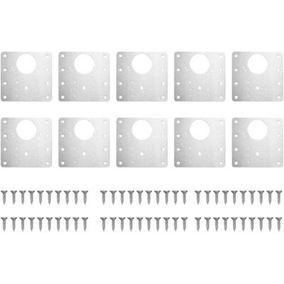 OEM 10 Pièces Kit De Plaque Réparation Charnière D'Armoire Cuisine Placard Porte Avec Trous Supports Fixation Plats-crezuo - Publicité OEM 10 Pièces Kit De Plaque Réparation Charnière D'Armoire Cuisine Placard Porte Avec Trous Supports Fixation Plats-crezuo - Publicité