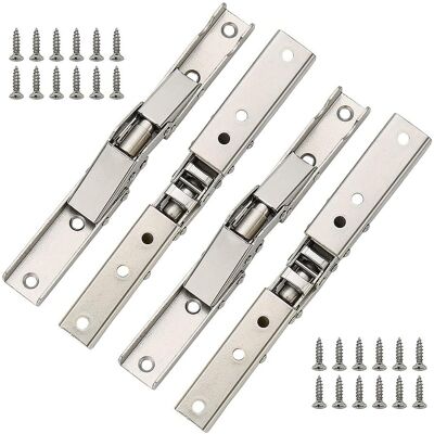 OEM Ensemble De 4 Charnières Pliantes À 90 Degrés, Charnières De Porte, Supports Invisibles, Cadres De Table, Pièces De Meubles, Charnières Invisibles À Plaque Mince. Publicité OEM Ensemble De 4 Charnières Pliantes À 90 Degrés, Charnières De Porte, Supports Invisibles, Cadres De Table, Pièces De Meubles, Charnières Invisibles À Plaque Mince. Publicité