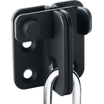 FANGMEDIA Verrou De Porte À Boulon Coulissant, Loquet De Porte, Petit Cadenas Pour Portails En Bois, Abri De Jardin, Placard, Cage Pour Animaux De Compagnie, Acier Inoxydable Noir Mat - Publicité FANGMEDIA Verrou De Porte À Boulon Coulissant, Loquet De Porte, Petit Cadenas Pour Portails En Bois, Abri De Jardin, Placard, Cage Pour Animaux De Compagnie, Acier Inoxydable Noir Mat - Publicité