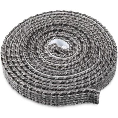ABYSSE Bande D'Étanchéité Autoadhésive Pour Poêles À Bois, Cheminées Et Fours, En Fibre De Verre, Résistante À La Chaleur Jusqu'à 550°c, Dimensions 3mm X 20mm X 3m, Idéale Pour Portes De Four Et Chaudières - Publicité ABYSSE Bande D'Étanchéité Autoadhésive Pour Poêles À Bois, Cheminées Et Fours, En Fibre De Verre, Résistante À La Chaleur Jusqu'à 550°c, Dimensions 3mm X 20mm X 3m, Idéale Pour Portes De Four Et Chaudières - Publicité