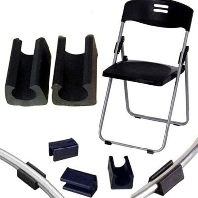 ABYSSE 32pcs Patin Pied Chaise Tube Embout Tampon Capuchon Bouchon Protection Plancher Meuble Forme U En Plastique Chaise Casquettes,chaise Jambe Caps Silicone Tube Pince (10mm,schwarz) - Publicité ABYSSE 32pcs Patin Pied Chaise Tube Embout Tampon Capuchon Bouchon Protection Plancher Meuble Forme U En Plastique Chaise Casquettes,chaise Jambe Caps Silicone Tube Pince (10mm,schwarz) - Publicité