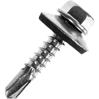 Melissa Vis Autoforeuse Metal M5 Pack 50 5,5 X 20 Mm Vis Tole Auto Foreuse De Acier À Tete Hexagonale Avec Rondelle D'Étanchéité Pour Plus Fixation Vis Autoperceuse Pour Metal - Publicité Melissa Vis Autoforeuse Metal M5 Pack 50 5,5 X 20 Mm Vis Tole Auto Foreuse De Acier À Tete Hexagonale Avec Rondelle D'Étanchéité Pour Plus Fixation Vis Autoperceuse Pour Metal - Publicité