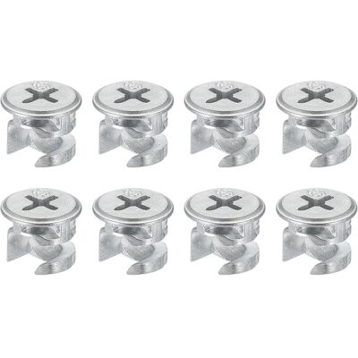 Melissa Cam Serrure Écrou Pour Meubles, 8pcs 12x10mm Joint Connecteur Serrage Écrous Meubles Connexion Cam Raccords - Publicité Melissa Cam Serrure Écrou Pour Meubles, 8pcs 12x10mm Joint Connecteur Serrage Écrous Meubles Connexion Cam Raccords - Publicité