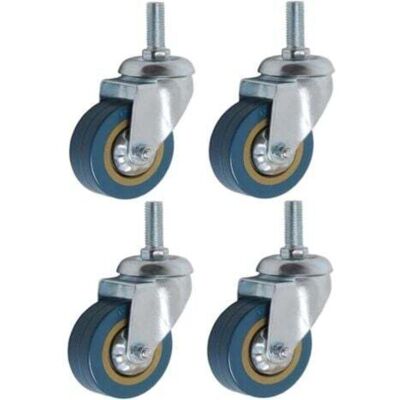 Vision Lot De 4 360° Roulettes Pour Meubles 75mm M10 Roulette Charge Lourde Pivotante - Publicité Vision Lot De 4 360° Roulettes Pour Meubles 75mm M10 Roulette Charge Lourde Pivotante - Publicité