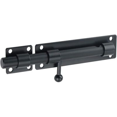 FOGSHIELD Csparkv 1 Pcs Verrous Loquet Porte Extérieur Loquet De Porte À Boulon Coulissant Verrou De Porte À Barillet Serrure Avec Trou Pour Cadenas, Finition Noir Mat En Acier Inox - Publicité FOGSHIELD Csparkv 1 Pcs Verrous Loquet Porte Extérieur Loquet De Porte À Boulon Coulissant Verrou De Porte À Barillet Serrure Avec Trou Pour Cadenas, Finition Noir Mat En Acier Inox - Publicité