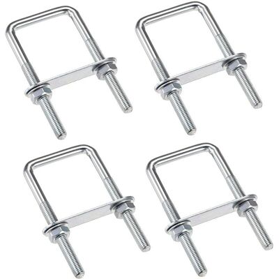 PELTOR 4 Pièces Boulons En U Boulons M6 U-bolt 80 X 50 Mm, Boulon De U En Acier Inoxydable Avec Écrou Plaques Rondelle, Boulons De Serrage Pour Fixation Tuyaus, Pour Diamètres De Tuyaux Inférieurs À 5 - Publicité PELTOR 4 Pièces Boulons En U Boulons M6 U-bolt 80 X 50 Mm, Boulon De U En Acier Inoxydable Avec Écrou Plaques Rondelle, Boulons De Serrage Pour Fixation Tuyaus, Pour Diamètres De Tuyaux Inférieurs À 5 - Publicité