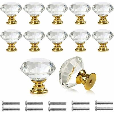 MOXIE 10 Pièces Poignées Boutons De Portestransparent Diamant Cristal Verre Portes Meuble Tiroir Placard Décoration Avec Vis,poignée Bouton De Porte Forme Diamètre 30mm Cristal Clair, Boutons D'Armoire Mant - Publicité MOXIE 10 Pièces Poignées Boutons De Portestransparent Diamant Cristal Verre Portes Meuble Tiroir Placard Décoration Avec Vis,poignée Bouton De Porte Forme Diamètre 30mm Cristal Clair, Boutons D'Armoire Mant - Publicité