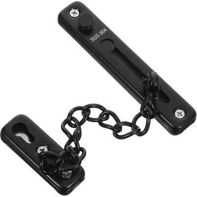 PUNNYB À Chaîne En Acier Inoxydable Noir Pour Porte Verrou De - Publicité PUNNYB À Chaîne En Acier Inoxydable Noir Pour Porte Verrou De - Publicité