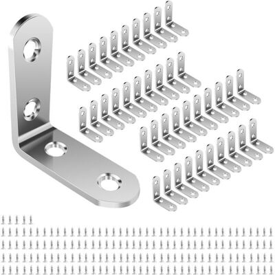 PELTOR Supports De Fixation En Acier Inoxydable - Lot De 40 Supports De Fixation 5050 Mm Pour La Fixation Et La Réparation De Meubles - Publicité PELTOR Supports De Fixation En Acier Inoxydable - Lot De 40 Supports De Fixation 5050 Mm Pour La Fixation Et La Réparation De Meubles - Publicité