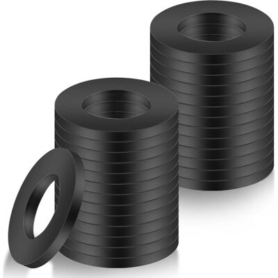 Vision 100 Pièces Rondelles M4 Rondelles Plates Metal M4 X 9 Mm, Entretoises Rondelles Pour Gonds De Porte, Rondelles En Acier Au Carbone Noires, Rondelles Étanchéité Pour Vis Tige Filetée - Publicité Vision 100 Pièces Rondelles M4 Rondelles Plates Metal M4 X 9 Mm, Entretoises Rondelles Pour Gonds De Porte, Rondelles En Acier Au Carbone Noires, Rondelles Étanchéité Pour Vis Tige Filetée - Publicité