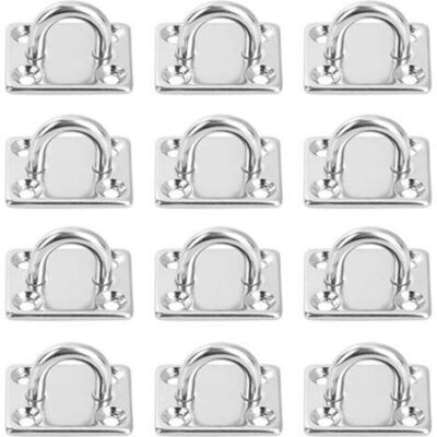 IRISFR 12 Pièces Platine Oeil Inox M5 Platine Ancrage Inox 304 Crochet Oeillet Plaque A Oeillet Carré Crochets De Plafond Support Anneau Mural Pour Accrocher Des Objets Crochets De Fixation - Publicité IRISFR 12 Pièces Platine Oeil Inox M5 Platine Ancrage Inox 304 Crochet Oeillet Plaque A Oeillet Carré Crochets De Plafond Support Anneau Mural Pour Accrocher Des Objets Crochets De Fixation - Publicité