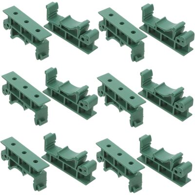 PUNNYB De 20 Clips De Fixation Pour Rail Din D Armoire Pour - Publicité PUNNYB De 20 Clips De Fixation Pour Rail Din D Armoire Pour - Publicité