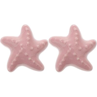 LISATR Lot De 2 Poignées En Forme D'Étoile, Adorables Barres De Traction, Boutons Délicats, Poignées Créatives En Céramique Pour La Maison, Le Bureau, L'Hôtel (rose)-4.30x4.30x3.20cm-pink - Publicité LISATR Lot De 2 Poignées En Forme D'Étoile, Adorables Barres De Traction, Boutons Délicats, Poignées Créatives En Céramique Pour La Maison, Le Bureau, L'Hôtel (rose)-4.30x4.30x3.20cm-pink - Publicité