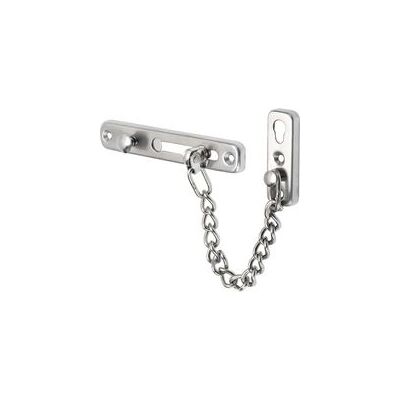 ENLENK Chaîne Antivol De Porte En Acier Inoxydable, Boucle De Porte À Chaîne (acier Inoxydable 304 Argent Brossé) - Publicité ENLENK Chaîne Antivol De Porte En Acier Inoxydable, Boucle De Porte À Chaîne (acier Inoxydable 304 Argent Brossé) - Publicité