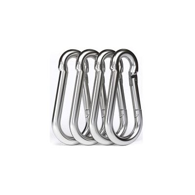 ENLENK 4pcs - M10 Mousqueton En Acier Inoxydable 304 - Grand Mousqueton Inox 100mm De Fixation Capacité De Charge De 750 Kg, Crochet Mousqueton Hamc Balancoire - 100mm X Φ10 Mm - Publicité ENLENK 4pcs - M10 Mousqueton En Acier Inoxydable 304 - Grand Mousqueton Inox 100mm De Fixation Capacité De Charge De 750 Kg, Crochet Mousqueton Hamc Balancoire - 100mm X Φ10 Mm - Publicité