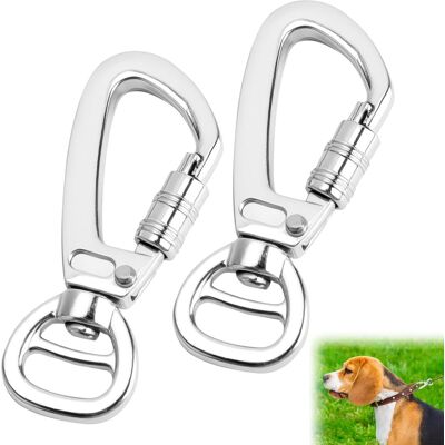 Generic 2pcs Mousquetons Pivotant En Alliage Zinc Carabiner Tactique Avec Verrouillage Mousqueton À Vis Charge Lourd Porte Clés Clip À Ressort Déclenchement - Publicité Generic 2pcs Mousquetons Pivotant En Alliage Zinc Carabiner Tactique Avec Verrouillage Mousqueton À Vis Charge Lourd Porte Clés Clip À Ressort Déclenchement - Publicité