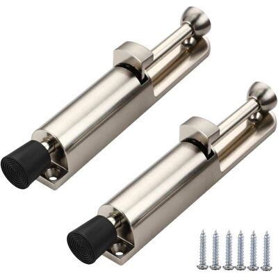 XVX Butées De Porte À Pédale En Alliage De Zinc Avec Ressort – Lot De 2, 147 X 28 Mm, Finition Robuste Et Silencieuse - Publicité XVX Butées De Porte À Pédale En Alliage De Zinc Avec Ressort – Lot De 2, 147 X 28 Mm, Finition Robuste Et Silencieuse - Publicité