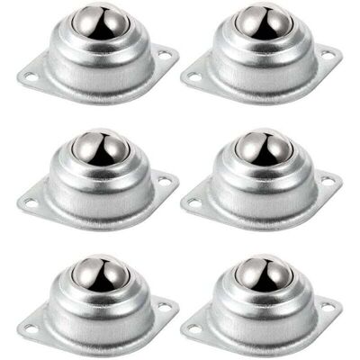 PELTOR 6 Pcs Roulettes De Meubles 25mm Universel Transfert À Billes Roulettes À Billes De Transfert Charge 35kg - Publicité PELTOR 6 Pcs Roulettes De Meubles 25mm Universel Transfert À Billes Roulettes À Billes De Transfert Charge 35kg - Publicité