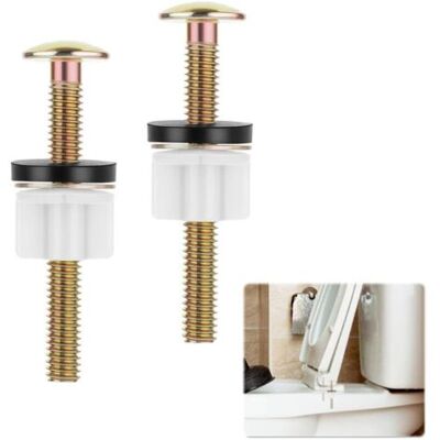 ABYSSE (7×2×2cm) Lot De 2 Vis De Siège De Toilette, Boulons De Fixation Universels Pour Siège De Toilette, Boulons De Siège De Toilette Avec Écrous En Plastique, Vis De Fixation Pour Siège De Toilett - Publicité ABYSSE (7×2×2cm) Lot De 2 Vis De Siège De Toilette, Boulons De Fixation Universels Pour Siège De Toilette, Boulons De Siège De Toilette Avec Écrous En Plastique, Vis De Fixation Pour Siège De Toilett - Publicité