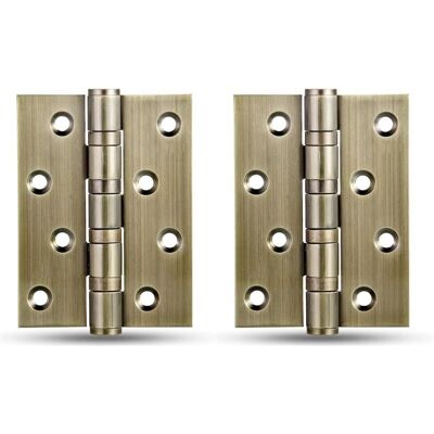 MOXIE 2 Pièces Charnière Fenêtre Charnière Porte De L'Armoire Charnières Vis Connecteurs En Acier Inoxydable Roulements À Billes Avec Vis(bronze,10075mm) - Publicité MOXIE 2 Pièces Charnière Fenêtre Charnière Porte De L'Armoire Charnières Vis Connecteurs En Acier Inoxydable Roulements À Billes Avec Vis(bronze,10075mm) - Publicité